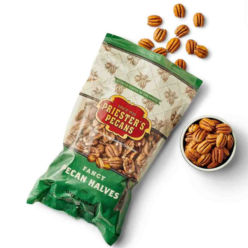 Raw Pecan Halves (1 lb)