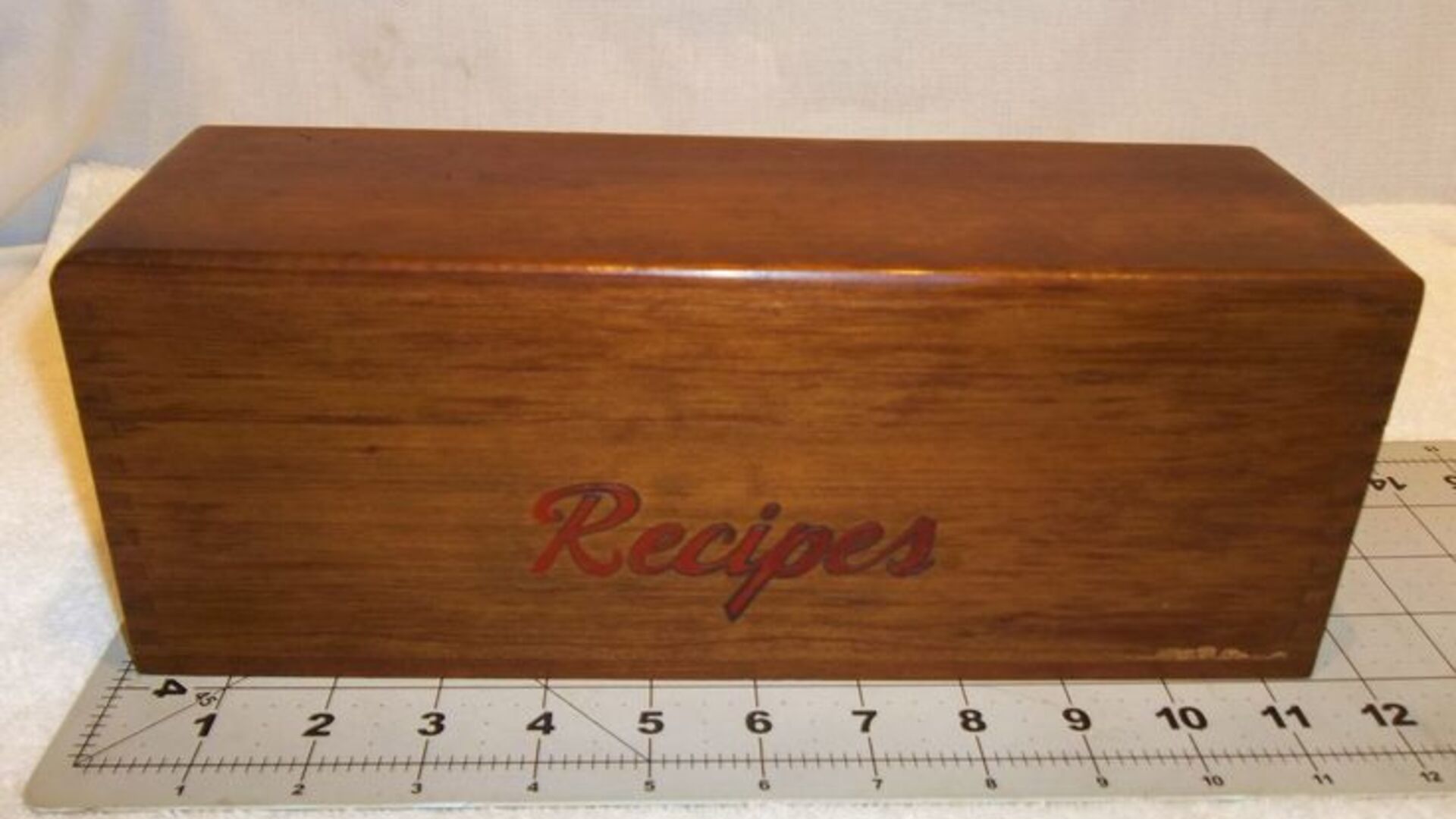 Vintage Southern Recipe Card Box