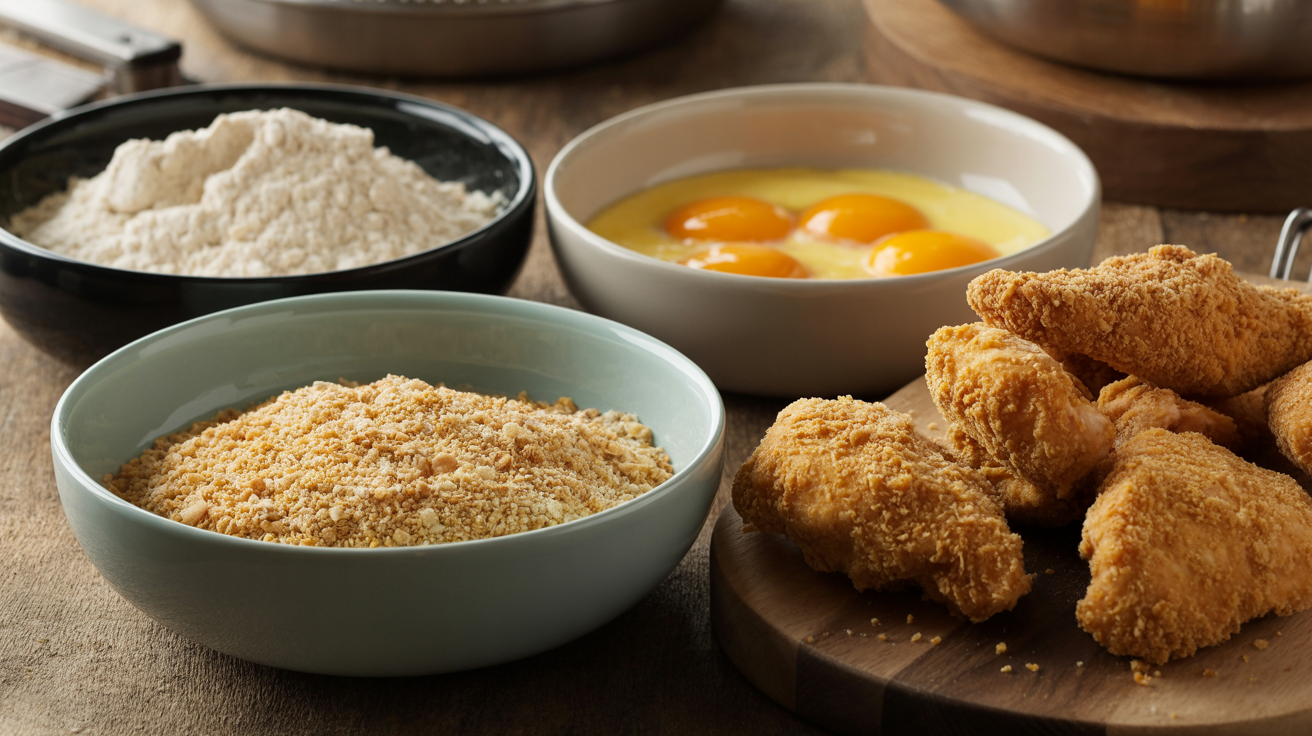 The Three-Bowl Chicken Dredging System